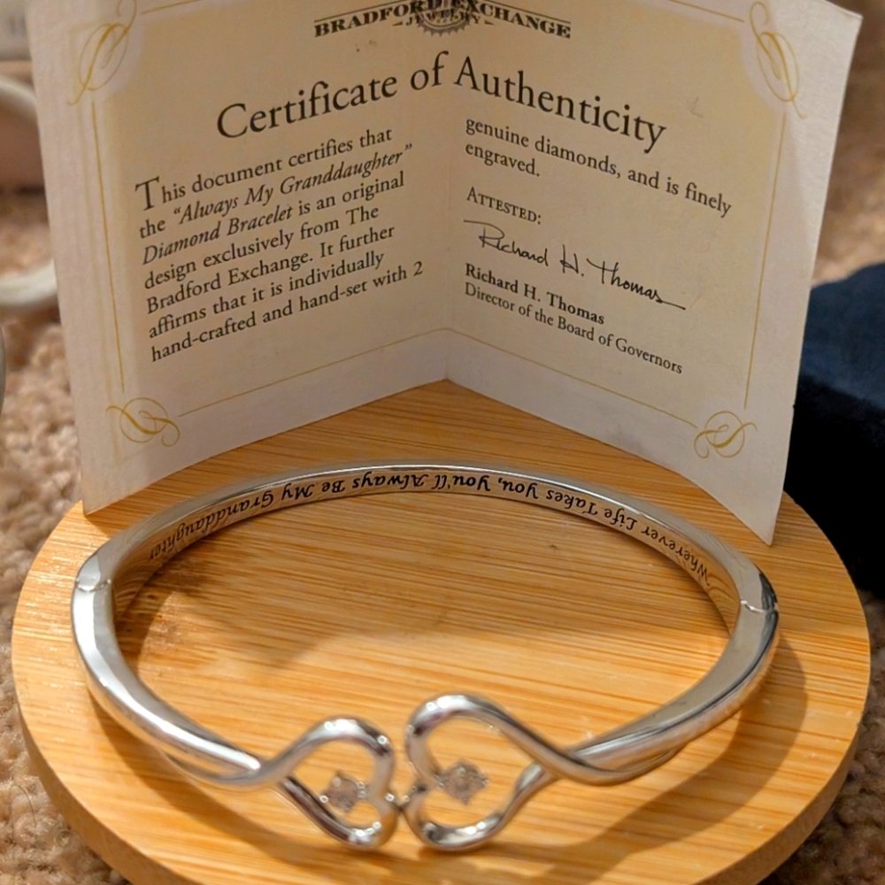 The Bradford Exchange Always Be My Granddaughter Bracelet